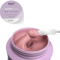 Poly Acryl Satin Pink Macks 50gr - PA-DRP-50 - Gel Acrilic Profesional - 1