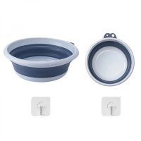 Set 2 ligheane pliabile (6L + 4L) cu suport autoadeziv pentru baie si calatorii - 1