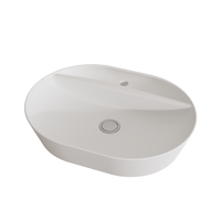 Chiuveta Celesta Vista 60 x 45 x 11.5 cm din ceramica alba mata - 1