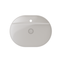 Chiuveta Celesta Vista 60 x 45 x 11.5 cm din ceramica alba mata - 4