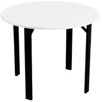 Masa bucatarie Onita rotund culoare alb-negru,R90 X 75 cm - 1