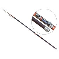 Lanseta fibra de carbon Hyper Tele Match 4205  / 4,20m / 15-40g / telescopica Baracuda - 1