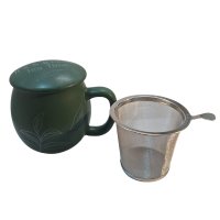 Moment Verde, Cană din ceramică cu infuzor, 350 ml - 4