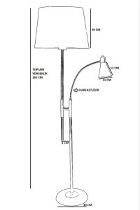 Lampadar Forza Gri - 4