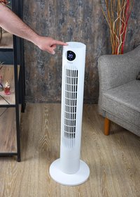 Ventilator turn Zilan ZLN1023, display LED, Timer, 3 trepte de viteza, 3 moduri presetate, 60W - 6