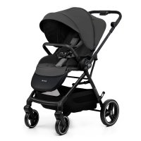 Carucior pentru copii 3 in 1 Kinderkraft Yoxi Moonlight Grey 0-22 kg, cadru din aluminiu, accesorii incluse - 3