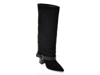 Cizme negre FLAVIA PASSINI AC6302 din material textil pentru femei - 1