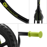 Bicicleta pentru copii copii Kinderkraft 2Way Next Offroad Black, scaun reglabil de la 32-41 cm, roti spuma EVA, ghidon reglabil, pentru copii de la 2 ani pana la 35 kg, unghi de viraj limitat - 2