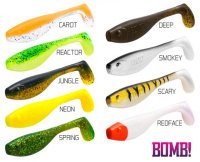 Shad Delphin BOMB Fatty, Jungle, 10cm, 5 buc - 2