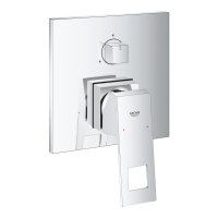 Baterie dus  Grohe Eurocube, monocomanda, diverter, 3 iesiri, crom - 24094000 - 1