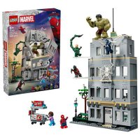 LEGO Marvel Spiderman Lupta Epica dintre Omul-Paianjen si Hulk 76350, 534 Piese - 1