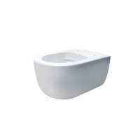 Vas WC Suspendat Rimless Supreme 49 cm cu Capac Softclose Alb Lucios - 3