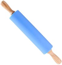 Sucitor din silicon cu manere din lemn, rotativ, 38 cm - 1