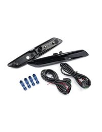 Set 2 Semnalizari Negre Aripa LED Dinamice secventiale cu sticla fumurie pentru BMW F10, F11, F07 fara facelift - 2