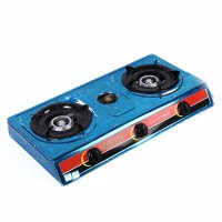 Aragaz Portabil Inox cu 3 Ochiuri BESSE pentru Gaz GPL (Butelie) cu Aprindere Electronica - 1