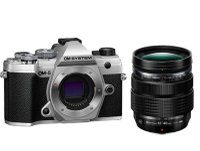 Aparat Foto Mirrorless Olympus OM-5 cu Obiectiv 12-40mm PRO II, 20.4MP, 4K (Argintiu) - 1
