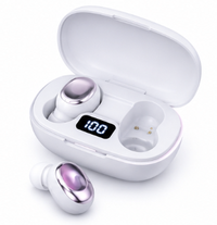 Casti Wireless TWS Y02 cu Carcasa de Incarcare si Microfon Integrat - 1
