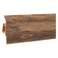 Plinta PVC Korner LP52 pentru parchet laminat, 2500 x 52 x 26 mm, nuc inchis - 1