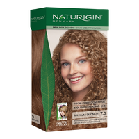 Vopsea pentru par nuanta 7.0 Medium blonde, 115ml, Naturigin - 1