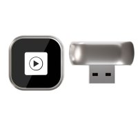 Adaptor Wireless 2 in 1 pentru CarPlay si Android Auto - Aliaj de Zinc Auriu Sampanie - 1