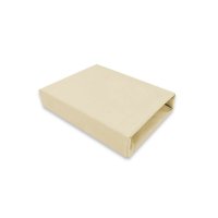 Cearceaf cu elastic MimiNu, Jerse, 140x70 cm, Oeko-Tex Standard 100, Nugat - 1
