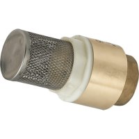Sorb din alama pentru motopompa, 4 toli (102 mm), cu sita din inox si filet interior - 2
