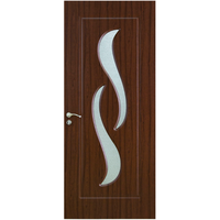 Usa de interior din lemn Modern OP-016 cu geam 2000/700 Teak - 2