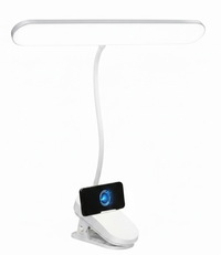 Lampa de noapte brat flexibil prindere clema cu incarcare wireless - 1