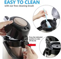 Termos ALWAYS inox interior si exterior cu pompa 3,5L - 2