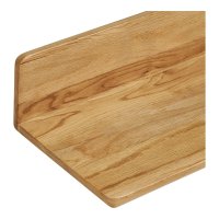 Raft de perete Salina din lemn masiv, Nuc, 22x40x12 cm - 1