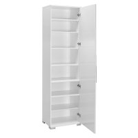 Dulap Diamond1 Alb Lucios - 50x35x187 cm pentru Organizare Eleganta - 3