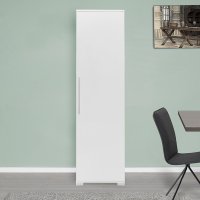 Dulap Diamond1 Alb Lucios - 50x35x187 cm pentru Organizare Eleganta - 5