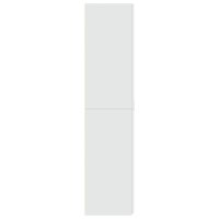 Dulap inalt alb din lemn prelucrat, 70x42,5x185 cm - 5