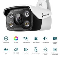 Camera de Supraveghere TP-Link VIGI C340 Bullet, 4MP, Lentila 2.8mm pentru Exterior - 2