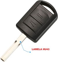 Carcasa Cheie Auto Techstar pentru Opel Astra H, Zafira B, Vectra C, Meriva - 2 Butoane - 5