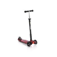 Trotineta Lorelli Rapid pentru copii, 5 ani+, 4 roti cu LED-uri, Rosu - 1