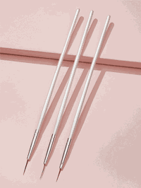Set 3 Pensule Liner White - BR-3K - 1