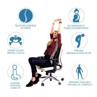 Perna ortopedica lombara completa Suporto Neagra - 5
