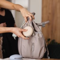 Husa de protectie din silicon pentru suzeta Babyono Roz - 2