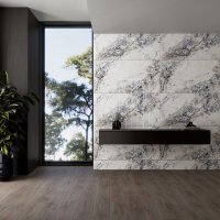 Gresie portelanata rectificata Mj White  60X120  lucioasa - 2