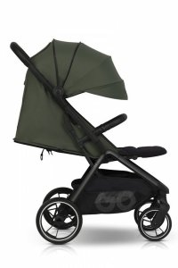 Carucior 2 in 1 pentru copii Easy Go Zoya Jungle cu pliere automata Dual Fold, pana la 22 kg, copertina XXL, pozitie de somn si spatar inalt - 3