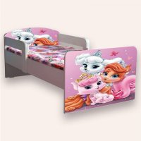 Pat pentru copii Palace Pets cu manere, 160 x 80 cm, recomandat pentru 2-12 ani - 1