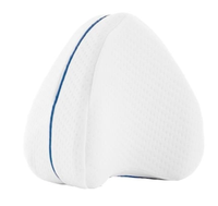 Perna ergonomica pentru picioare Leg Pillow Alb/Albastru BA - 1