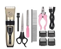 KIT ingrijire animale companie aparat de tuns masina de taiat unghii si accesorii - 1