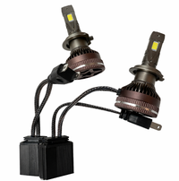 Set 2 Becuri LED Auto K68 H7 putere 380W de 23000LM CANBUS 6000K - 1