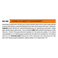 PURINA Pro Plan Veterinary Diets Obesity Management, dietă veterinară câini, hrană uscată, managementul greutății, 12kg - 3