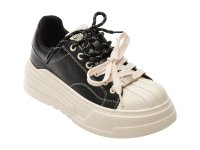 Pantofi sport GRYXX negri, 1015, din piele naturala - 1