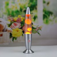 Lampa lava portocalie, 30W, 41 cm, alimentare la priza - 3