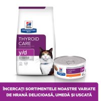 HILL'S Prescription Diet y/d Thyroid Care cu pui, hrana umeda veterinara pentru pisici, conserva 156 g - 5