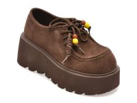 Pantofi GRYXX maro, 523, din piele intoarsa - 1